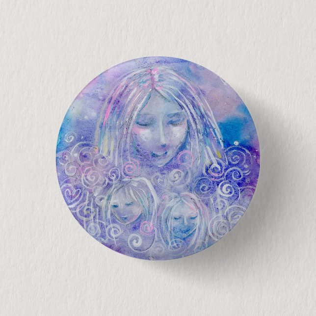 Badge Rond 2,50 Cm Vivre pour eux  (Devant)