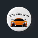 Badge Rond 2,50 Cm Voiture de sport dynamique avec Neon Glow<br><div class="desc">Une voiture de sport moderne et élégante illuminée par un néon coloré, présentant son design dynamique et futuriste dans un environnement studio qui accentue ses courbes aérodynamiques et son esthétique audacieuse.</div>