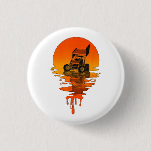 Badge Rond 2,50 Cm Voiture vintage Retro Style Sprint