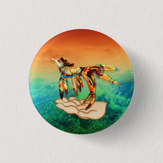 Badge Rond 2,50 Cm Vol (Devant)