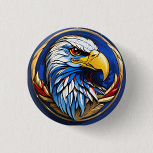 Badge Rond 2,50 Cm "Vol d'aigle"