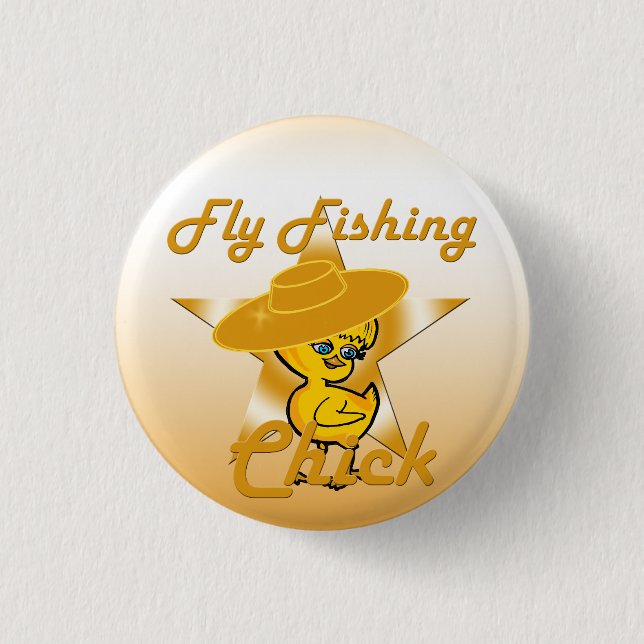 Badge Rond 2,50 Cm Voler Pêcher poussin #10 (Devant)