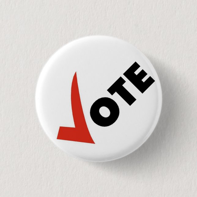Badge Rond 2,50 Cm vote (Devant)