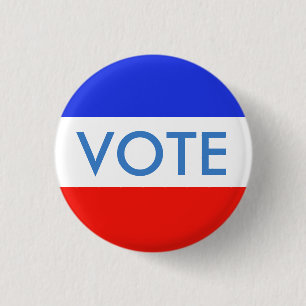 Badge Rond 2,50 Cm Vote des Etats-Unis