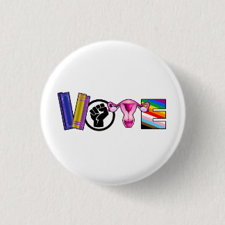 Badge Rond 2,50 Cm Vote pour les droits de l'homme