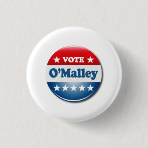 Badge Rond 2,50 Cm Vote pour O'Malley 2016
