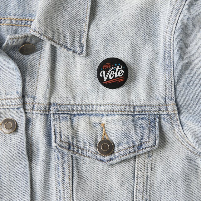 BADGE ROND 2,50 CM VOTER (En situation)