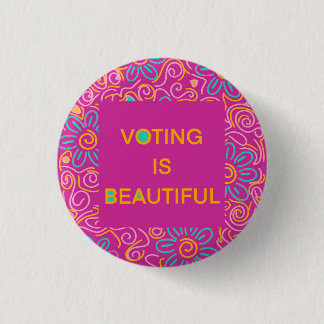 Badge Rond 2,50 Cm Voter est un beau Carnet