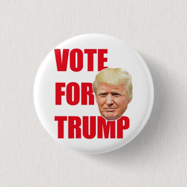 Badge Rond 2,50 Cm Votez pour Trump  (Devant)