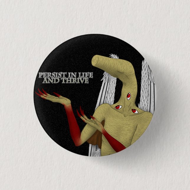 Badge Rond 2,50 Cm Votre ange gardien donne des mots d'encouragement (Devant)