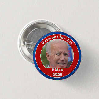 Badge Rond 2,50 Cm Votre État pour Joe - Joe Biden 2020 Vermont