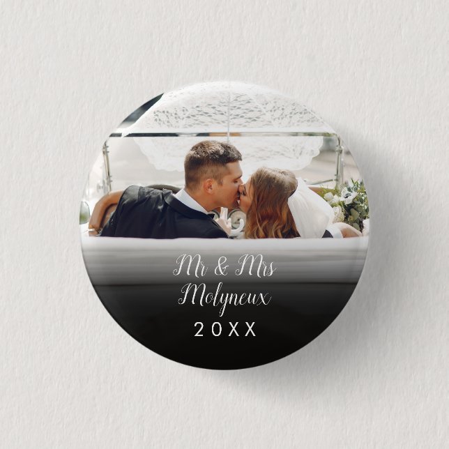 Badge Rond 2,50 Cm Votre photo Mariage préférée (Devant)