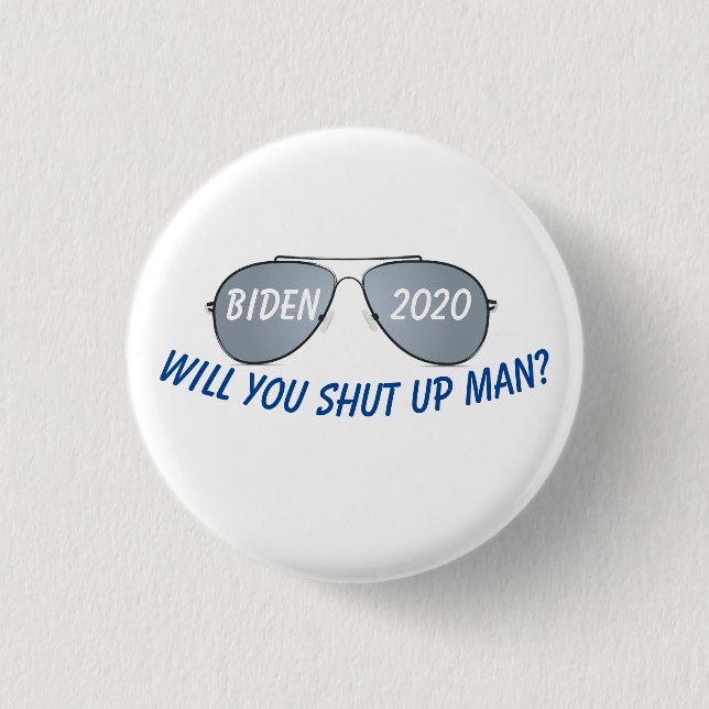 Badge Rond 2,50 Cm Voulez-vous fermer l'homme ? (Devant)