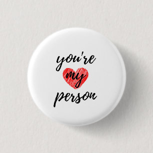 Badge Rond 2,50 Cm Vous êtes ma personne noire