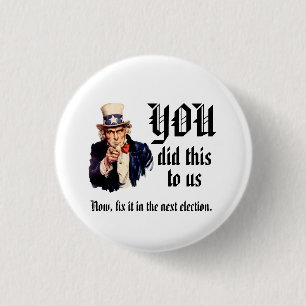 Badge Rond 2,50 Cm VOUS Nous avez fait ça