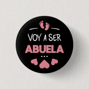 Badge Rond 2,50 Cm Voy a ser abuela