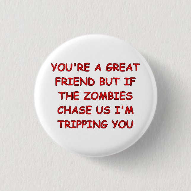Badge Rond 2,50 Cm Voyage de zombi (Devant)