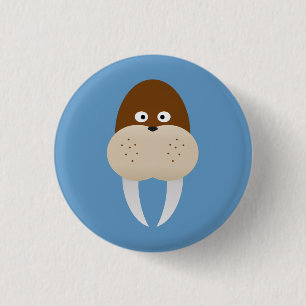 Badge Rond 2,50 Cm Walrus