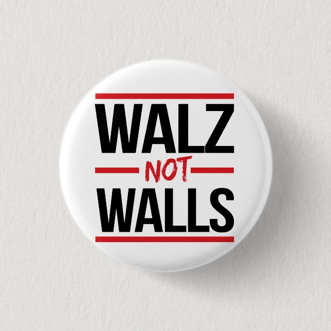 Badge Rond 2,50 Cm Walz NOT Walls (Devant)