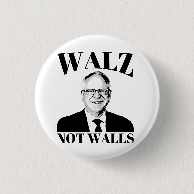 Badge Rond 2,50 Cm Walz pas les murs (Devant)