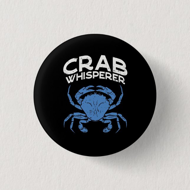 Badge Rond 2,50 Cm Whisperes de Blue Crab (Devant)