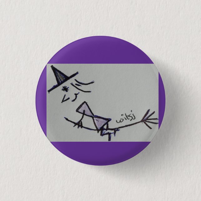 Badge Rond 2,50 Cm wicca kids (Devant)