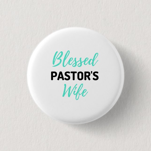Badge Rond 2,50 Cm Wife bl (Devant)