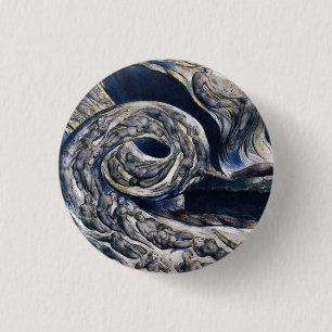 Badge Rond 2,50 Cm William Blake le bouton de tourbillon d'amants