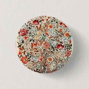 Badge Rond 2,50 Cm William Morris Ancanthus Portiere Design