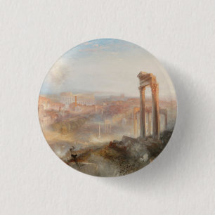 Badge Rond 2,50 Cm William Turner British - Moderne Rome-Campo Vaccin