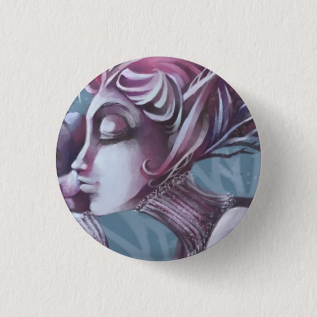 Badge Rond 2,50 Cm WintersKiss (Devant)