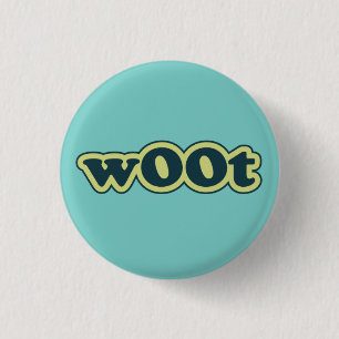 Badge Rond 2,50 Cm wOOt Lolcat Speak Flair Pinback Button