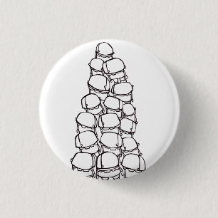Badge Rond 2,50 Cm work0049white