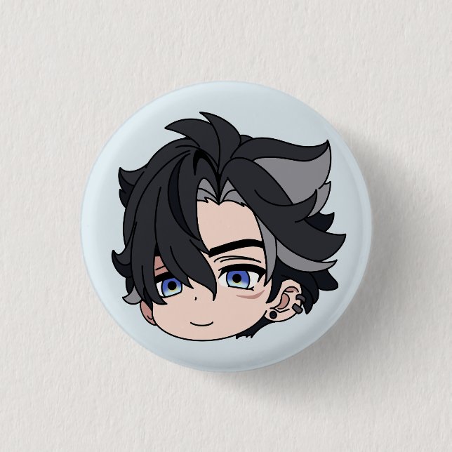 Badge Rond 2,50 Cm Wriothesley GENSHIN IMPACT Pin (Devant)