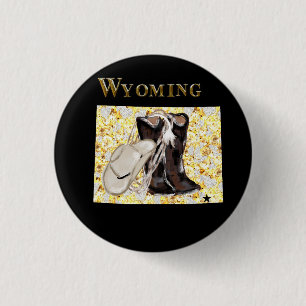 BADGE ROND 2,50 CM WYOMING RÊVE