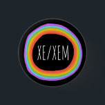 Badge Rond 2,50 Cm XE/XEM Pronounounounounours coloré arc-en-ciel Cer<br><div class="desc">Décorez votre tenue avec ce bouton d'art cool. Ça fait un grand cadeau ! Vous pouvez le customiser et ajouter du texte. Consultez ma boutique pour plus de couleurs et de motifs ! Faites-moi savoir si vous aimeriez quelque chose de personnalisé aussi.</div>