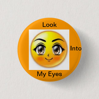 Badge Rond 2,50 Cm yeux bruns