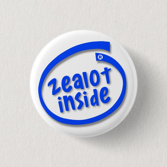 Badge Rond 2,50 Cm Zélote Inside (Devant)