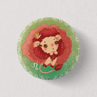 Badge Rond 2,50 Cm Zodiac lion leo