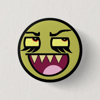 Badge Rond 2,50 Cm Zombi impressionnant