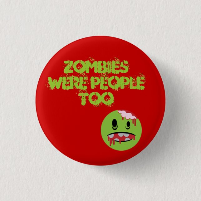 Badge Rond 2,50 Cm Zombis (Devant)