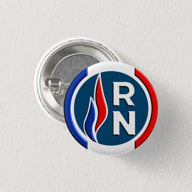 Badge rond 32 mm, RN 2022 3D (Devant & derrière)