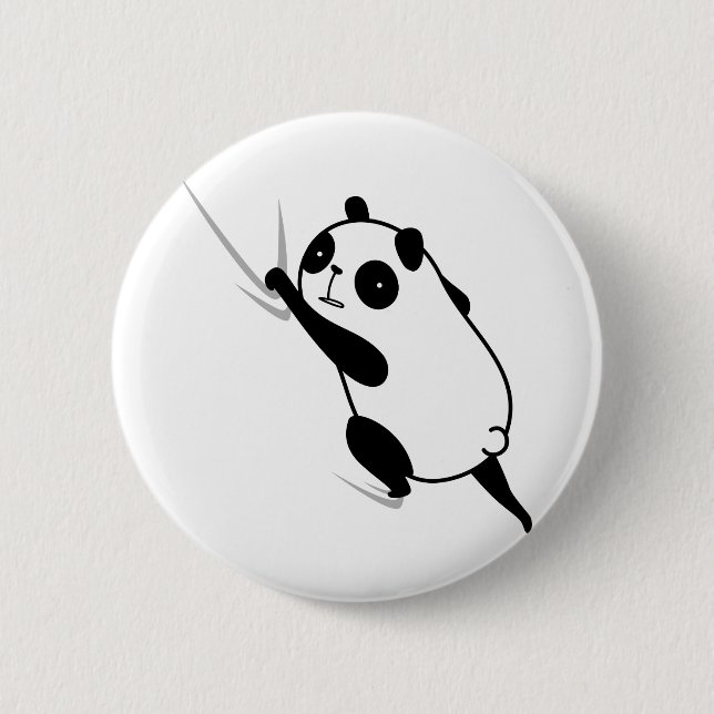 Badge Rond 5 Cm ひっつきパンダ　hittuki-panda (Devant)