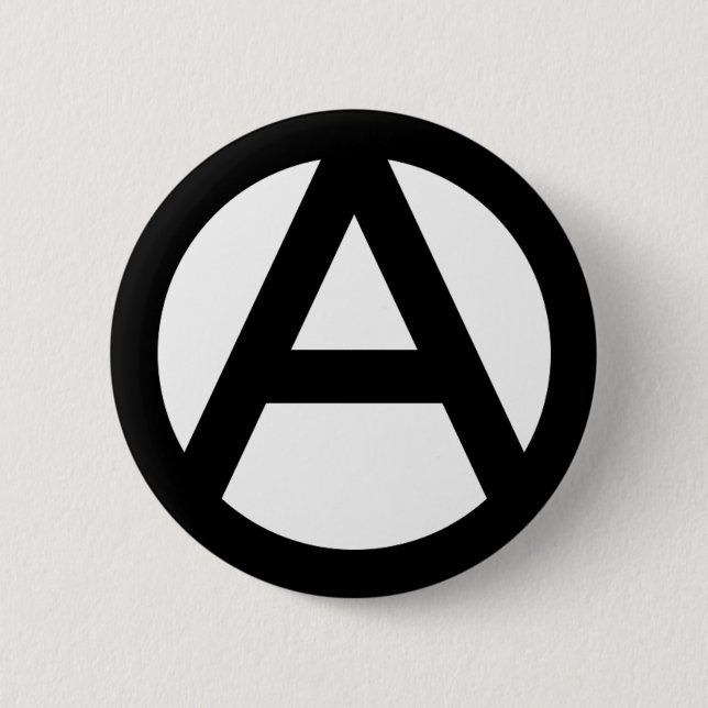 Badge Rond 5 Cm アナーキー　anarchy 　PUNK 無政府主義　パンク (Devant)