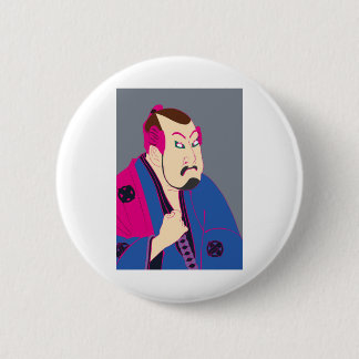 BADGE ROND 5 CM カラフル浮世絵