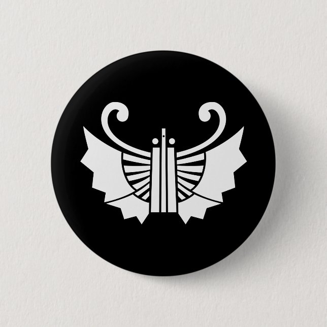 BADGE ROND 5 CM 扇 (Devant)