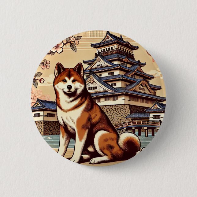 BADGE ROND 5 CM 日本の象徴 (Devant)