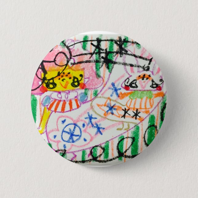 BADGE ROND 5 CM 缶. ジ ー カ (Devant)