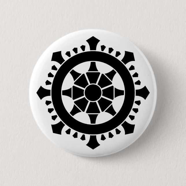 BADGE ROND 5 CM 輪宝_紋典 (Devant)