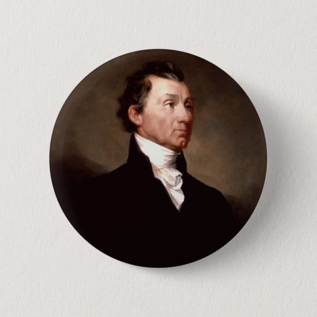 Badge Rond 5 Cm 05 James Monroe (Devant)